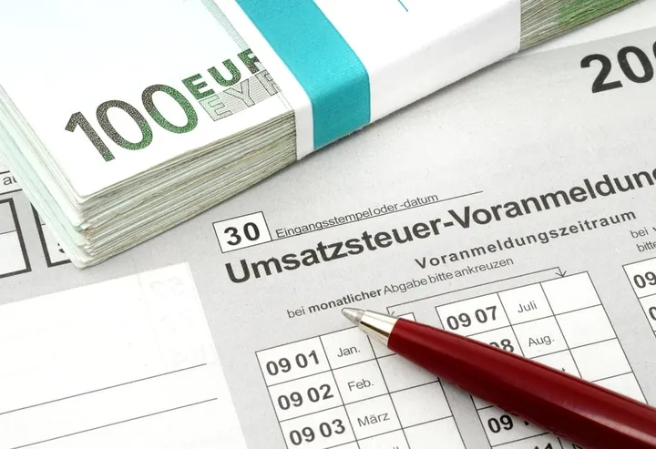 Umsatzsteuer Formular Geld